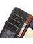 Khazneh Rfıd Engelleme Hırsızlığı Önleme Işlemi Litchi Cilt Deri Telefon Kılıfı Samsung Galaxy A32 4g (Ab Versiyonu) -Black (Yurt Dışından) 2