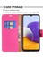 Samsung Galaxy A22 5g (Ab Versiyonu) Için Kayışlı Düz Renkli Litchi Doku Cüzdan Stand Deri Kapak (Yurt Dışından) 5