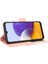 Samsung Galaxy A22 5g (Ab Versiyonu) Stand ile Deri Telefon Kılıfı Ayrılmış Kart Cep Pembe (Yurt Dışından) 4