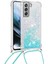 Samsung Galaxy S21 FE/S21 Fan Edition-Mavi Yıldızlar Için Kayışlı Yüzen Hızlı ve Parlak Parıltı Tpu Telefon Kapağı (Yurt Dışından) 5