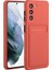 Samsung Galaxy S21+5G-CORAL Için Kart Yuvası ile Yumuşak Tpu Telefon Kılıfı Kapağı (Yurt Dışından) 1