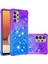 Samsung Galaxy A32 4g (Ab Versiyonu) Için Parıltılı Hareket Eden ve Şok Geçirmez Benzersiz Gradyan Renkli Telefon Kasası -Purple/mavi (Yurt Dışından) 5