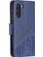 BF04 Ekleme Timsah Doku Deri Telefon Kabuğu Samsung Galaxy S21 FE/S21 Lite-Blue Için (Yurt Dışından) 3