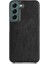 Samsung Galaxy S22 Için 5g Pu Deri Kaplama Litchi Doku Anti-Fall Sabit Pc Telefon Vaka-Black (Yurt Dışından) 2