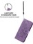 Samsung Galaxy S21 Fe-Purple Için Pu Deri Izin Çiçekler Desen Cüzdan Telefon Kılıfı (Yurt Dışından) 2