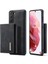 Samsung Galaxy S22 Için 5g Destek Kablosuz Şarj Çıkarılabilir 2-1 Direk Cüzdan Manyetik Telefon Case-Black (Yurt Dışından) 1