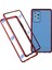 Manyetik Adsorpsiyon Metal Çerçeve+Samsung Galaxy A72 4g/5g-Kırmızı (Yurt Dışından) 1