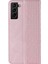 Samsung Galaxy S21 Fe 5g Baskılı Desen Güçlü Manyetik Kapanma Telefon Kılıfı Şok Geçirmez Flip Pu Deri Cüzdan Stand Kapağı El Strap-Rose Altın (Yurt Dışından) 3