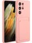 Samsung Galaxy S22 Ultra 5g Yumuşak Tpu Için Kart Tutucu-Pembe (Yurt Dışından) 1