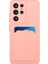 Samsung Galaxy S22 Ultra 5g Yumuşak Tpu Için Kart Tutucu-Pembe (Yurt Dışından) 2