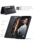 Samsung Galaxy A72 4g/5g Damla Kanıtı Retro Mat Deri Deri Cüzdan Flip Stand Kapağı Rfıd Blowantıce Manyetik Kapatma Kabuk Black (Yurt Dışından) 4