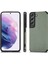 Samsung Galaxy S21 Fe 5g Fiber Doku Telefon Kapağı Pu Deri Kaplamalı Taşıma Karşıtı Pvc+Yumuşak Tpu Koruyucu Kılıf Yeşili (Yurt Dışından) 2