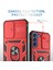 Samsung Galaxy S22 Için 5g Case Ring Ring Kickstand Anti-Sracratch Sabit Pc+Tpu Tampon Şok Geçirmez Koruyucu Kapak, Kayar Kamera Lens Koruyucu-Kırmızı/siyah (Yurt Dışından) 5