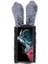 Samsung Galaxy S22 Ultra 5g Sevimli 3D Tavşan Kulakları Kürklü Kış Sıcak Kasa Yumuşak Tpu Koruyucu Telefon Kapağı Glitter Rhinestone Bowknot-Dark Gri (Yurt Dışından) 2