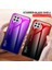 Temperli Cam Tasarım Gradyan Renk Deseni Tpu Çerçeve Hibrit Şok Geçirmez Telefon Kılıfı Samsung Galaxy A22 4g (Ab Versiyonu)-Sınıflandırıcı Pembe Mor (Yurt Dışından) 4