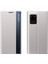 Samsung Galaxy A72 4g/5g Görünüm Pencere Flip Cover Pu Deri Stand Telefon Grey (Yurt Dışından) 1