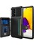Samsung Galaxy A52 4G/5G/A52S 5g-Black Için Kickstand ve Card Tutucu [dahili Manyetik Sac] ile Deri Kaplamalı Tpu Protektör Kapağı (Yurt Dışından) 1