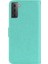 Baskı Baykuş Çiçek Deri Cüzdan Stand Samsung Galaxy S21 Fe-Cyan Için Telefon Kılıfı (Yurt Dışından) 2
