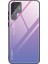 Samsung Galaxy S22 Ultra 5g Gradyan Renk Temsilli Cam Geri+Tpu Çerçevesi Cep Telefonu Vaka-Pembe/mor Için (Yurt Dışından) 1