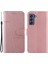 Samsung Galaxy S21 Fe-Pink Için Stand ile Kısa Deri Telefon Kapağı Cüzdan Kılıfı (Yurt Dışından) 1
