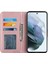 Samsung Galaxy S21 Fe-Pink Için Stand ile Kısa Deri Telefon Kapağı Cüzdan Kılıfı (Yurt Dışından) 4