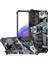 Samsung Galaxy A53 5g Askeri Sınıf Zırh Hibrid Pc+Tpu Şok Geçirmez Kamuflaj Kapağı ile Kickstand-Mavi ile Ince Telefon Kasası (Yurt Dışından) 1
