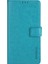 Samsung Galaxy S21 Fe 5g Şok Geçirmez Çılgın At Dokusu Koruyucu Kapak Pu Deri+Tpu Stand Cüzdan Telefon Case Sky Mavi (Yurt Dışından) 1