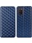 Samsung Galaxy A02S (166.5X75.9X9.2MM) Baskı Rhombus Pu Deri Cüzdan Telefon Kılıfı Stand Kabuk-Mavi (Yurt Dışından) 1