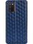 Samsung Galaxy A02S (166.5X75.9X9.2MM) Baskı Rhombus Pu Deri Cüzdan Telefon Kılıfı Stand Kabuk-Mavi (Yurt Dışından) 2