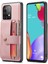 Samsung Galaxy A32 5G/M32 5g Için 2'si 1 Arada Tasarım Deri Kaplamalı Tpu Kapağı Güçlü Mıknatıs Cüzdanı Rfıd Engelleme Cep Telefonu Vaka-Pembe (Yurt Dışından) 1