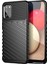 Thunder Serisi Yumuşak Tpu Twill Doku Tasarım Samsung Galaxy A02S (164.2X75.9X9.1MM)/GALAXY A02S (166.5X75.9X9.2MM) -Black Için (Yurt Dışından) 1