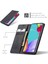 Samsung Galaxy A52 5G/4G/A52S 5g-Black Için Otomatik Emilmiş Deri Cüzdan Stand Kılıfı (Yurt Dışından) 5
