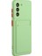 Damla Geçirmez Kart Tutucu Tasarımı Samsung Galaxy S21 Fe-Green Için Esnek Tpu Telefon Kılıfı Kapak (Yurt Dışından) 4