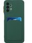 Samsung Galaxy A32 5G/M32 5g-Dark Green Için Kart Sahibi Kapağı ile Iyi Korumalı Esnek Tpu Telefon Kılıfı (Yurt Dışından) 2