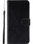 Samsung Galaxy S21 Fe-Black Için Kelebekler ve Çiçek Basılı Deri Cüzdan Stand Tasarım Kılıfı (Yurt Dışından) 2