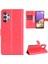 Çılgın At Deri Deri Telefon Cüzdan Stand Kapak Kabuğu Samsung Galaxy A32 5G/M32 5g-Kırmızı (Yurt Dışından) 1