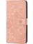 Samsung Galaxy A32 5G/M32 5g Mıknatıs Telek Strap-Pink ile Basklı Çiçek Cüzdan Deri Kılıf (Yurt Dışından) 2