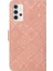Samsung Galaxy A32 5G/M32 5g Mıknatıs Telek Strap-Pink ile Basklı Çiçek Cüzdan Deri Kılıf (Yurt Dışından) 3