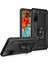 Samsung Galaxy S21 Fe-Black Için Finger Ring Kickstand ile Fall Anti-Fone Hibrid Pc+Tpu+Metal Kılıf Kapağı (Yurt Dışından) 1