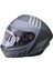 Helmets Fullface Kask Mat Siyah-Gri 1
