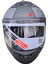 Helmets Fullface Kask Mat Siyah-Gri 4