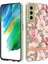 Samsung Galaxy S21 Fe 5g Elektrolatma Imd Iml Cep Telefonu KAPAĞI-HC005 Pink Gardenia Için Çiçek Deseni Tpu Kılıfı (Yurt Dışından) 1