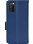 Samsung Galaxy A02S/A03S (164.2 x 75.9 x 9.1mm) Litchi Doku Pu Deri Kılıf Manyetik Toka Stand Cüzdan Tpu Tampon Folio Koruyucu Kapak-Dark Mavi (Yurt Dışından) 3