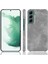 Samsung Galaxy S22 Için 5g Pu Deri Kaplama Litchi Doku Anti-Fall Sert Pc Telefon Case-Grey (Yurt Dışından) 1