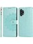 Samsung Galaxy A32 5g 5g R61 Doku Düşük Dikiş Telefon Kılıfı Tasarımı Çift Taraflı Manyetik Toka Deseni Baskılı Pu Deri Kapak Stand-Işık Yeşil (Yurt Dışından) 1