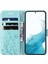 Samsung Galaxy A33 Için 5g Pu Deri Akıllı Telefon Kılıfı Şık Baskı Kelebekleri Cüzdan Anti-Drop Kapak Baby Blue (Yurt Dışından) 2