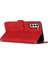 Kalp Şekli Samsung Galaxy S22 5g Için Baskı Kılıfı, Cilt Touch Hisset Anti-Shock Pu Deri Deri Çift Taraflı Manyetik Toka Cüzdan Stand Kabuğu Strap-Red (Yurt Dışından) 5