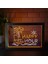 Beyaz ve Turuncu 23X17 cm Happy Hour Bar Kahve Açık Bira Pub Çift Renkli LED Neon Burcu Fotoğraf Çerçevesi Yaratıcı Masa Lambası Yatak Odası Masası Ahşap 3D Gece Lambası (Yurt Dışından) 1