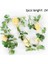 1 Adet 2 M Çiçek B 10-29 cm Bambu Halka Ev Dekorasyonu Yapay Gül Çiçek Taşınabilir Daire Ahşap Çember Çelenk Rustik Düğün Dekorasyon Asılı Çelenk (Yurt Dışından) 2