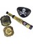 Korsan Gold Coin-06 3 Adet Korsan Tema Oyuncak Çocuk Korsan Yama Kafatası Giydirme Prop Korsan Oyuncak Seti Cadılar Bayramı Tema Parti Süslemeleri Için (Yurt Dışından) 2